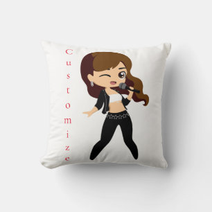 Coussin Cool fille chante Karaoke Thunder_Cove
