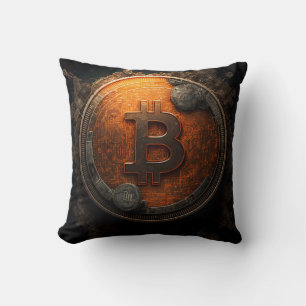 Coussin Cool looking bitcoin
