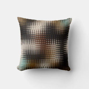 Coussin Cool Multicolore Wavy Zigzag Motif