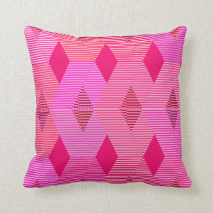 Coussin Copie moderne de diamant de la moitié du siècle,