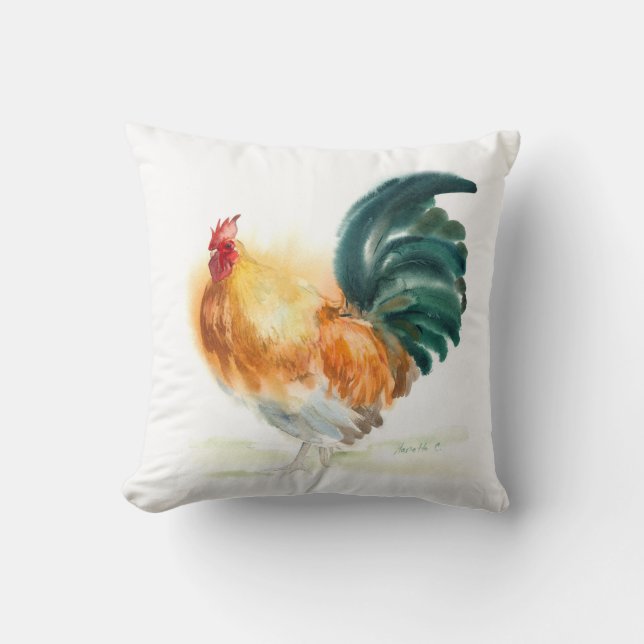 Coussin Coq (Recto)