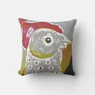 Coussin Coq Abstrait 6