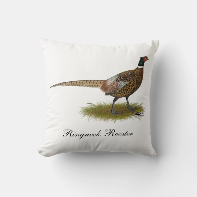 Coussin Coq de faisan (Recto)