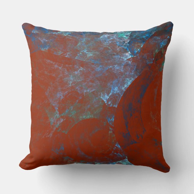 Coussin Coque Abstrait Opal Bleu pour RAZR (Recto)