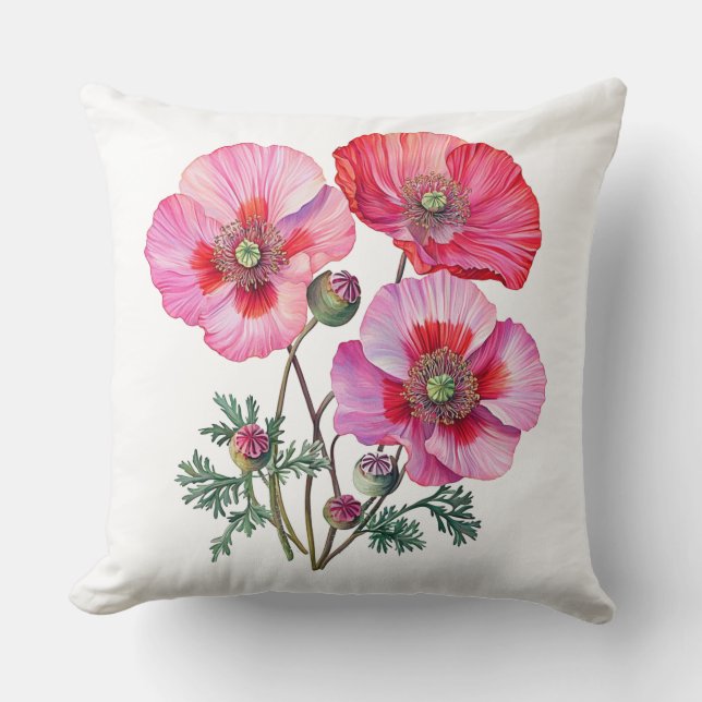 Coussin Coquelicot (Recto)
