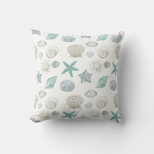 Coussin Coques de mer (Recto)