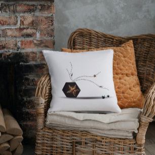 Coussin Coquillage côtier moderne et artistique abstrait a