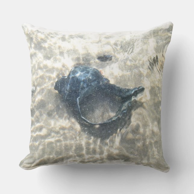 Coussin Coquillage noir (Recto)