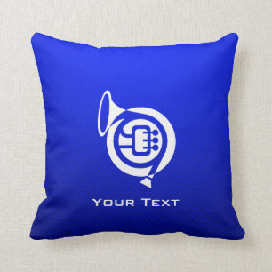 Coussin Cor de harmonie bleu