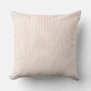 Coussin Corail rose pâle cueillette en bande