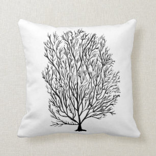 Coussin Coraux côtiers, algues, corail de la mer Noire Bla