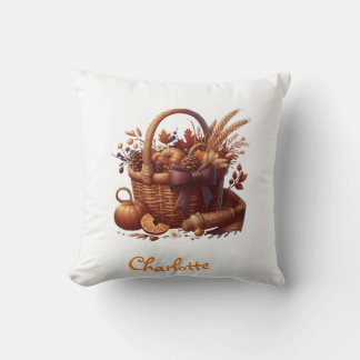 Coussin Corbeille de chalet personnalisée, corbeille de co