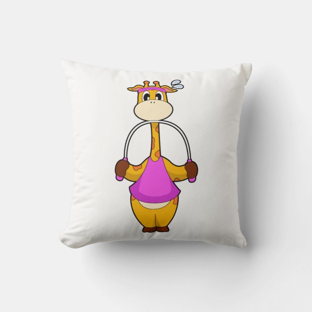 Coussin Corde Fitness Giraffe (Recto)