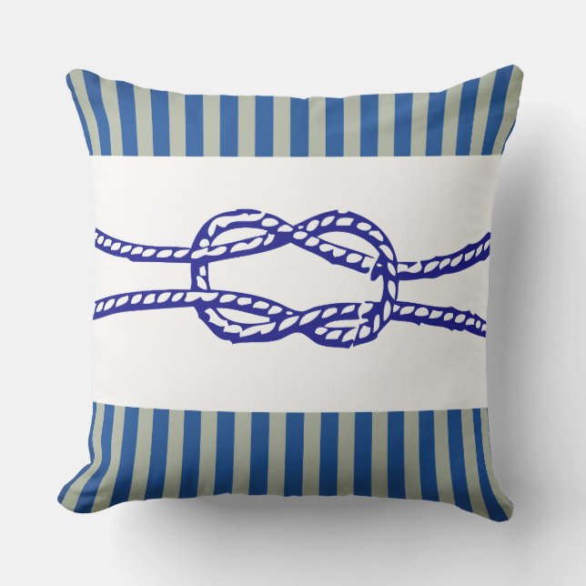 Coussin Corde marine (Recto)