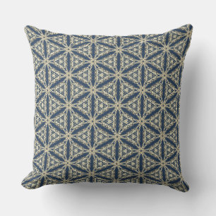 Coussin Corde moderne abstraite nautique 