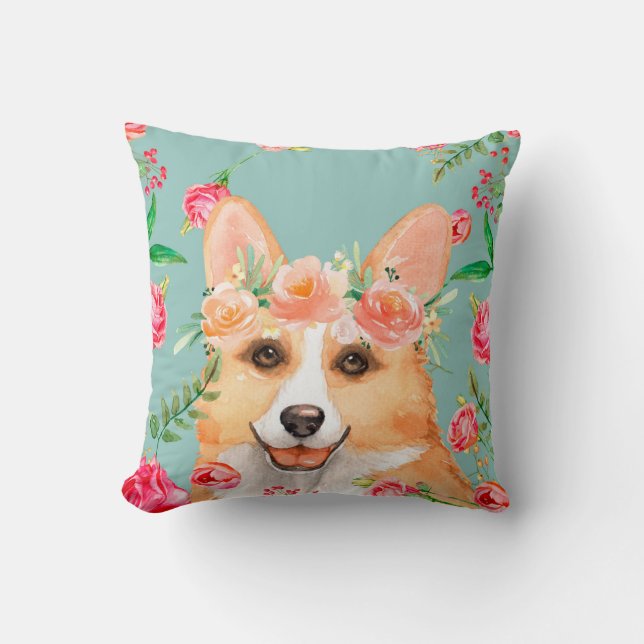 Coussin Corgi vintage (Recto)