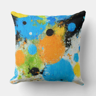 Coussin Cosmic Chromatic Splatter: Abstract Orbit