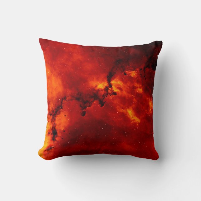 Coussin Cosmos Feu Rouge (Recto)