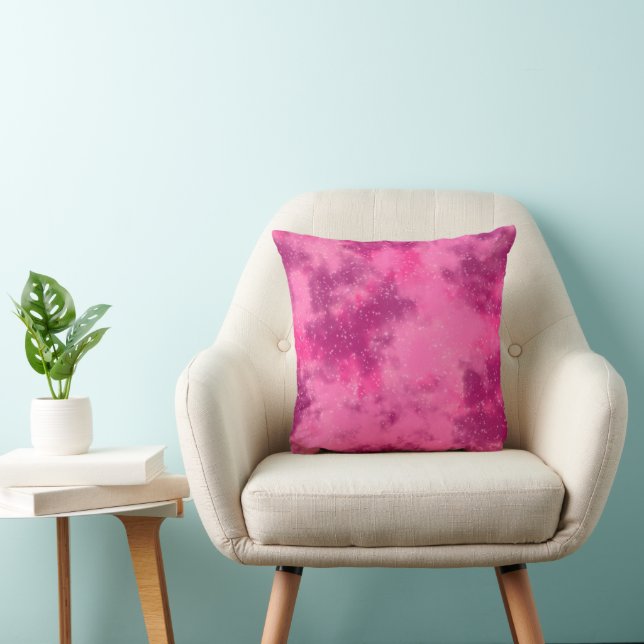 Coussin Cosmos rose (Chaise)
