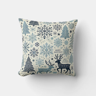 Coussin Cossus nordique de charme hivernal