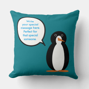Coussin Costume de naissance parlant Mme Pingouin Personna
