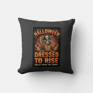 Coussin Costume de Réveil de Cimetière d'Halloween