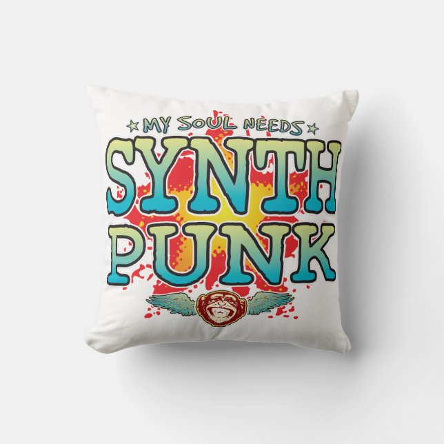 Coussin Costume de soule Synth Punk (Recto)