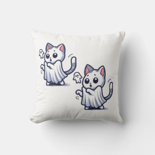 Coussin Costume Halloween Ghost Kitty
