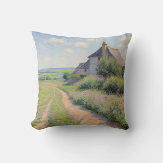 Coussin Cosy Cottage Pré Paysage Paysage Décor Art