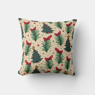 Coussin cosy d'arbre de Noël