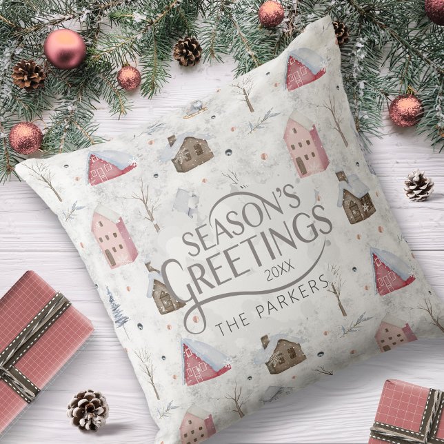 Coussin Cosy Home Christmas Pink ID985 (Créateur téléchargé)