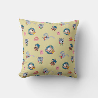 Coussin Cosy Retour à l'école Jeu d'oreiller