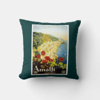 Côte d'Amalfi, Italie Poster vintage