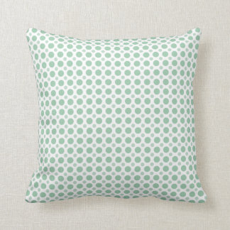 Coussin Côte Turquoise de Pointe Polka vert clair