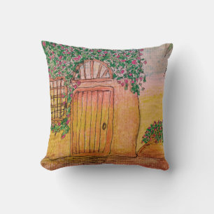 Coussin Cottage couvert de vigne