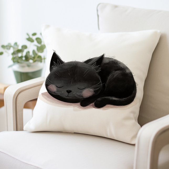 Coussin couchage Chat Noir, Chat Cosy (Créateur téléchargé)