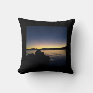 Coussin Couché de soleil sur le lac Tahoe