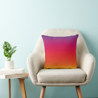 Coussin Coucher de soleil Dégradé