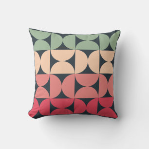 Coussin Coucher de soleil moderne du milieu du siècle