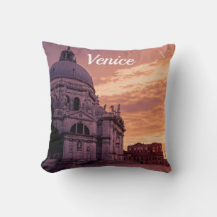 Coussin Coucher de soleil sur la basilique de Venise