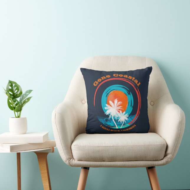 Coussin Coucher De Soleil Sur Le Littoral Choisir Votre Pl (Chaise)