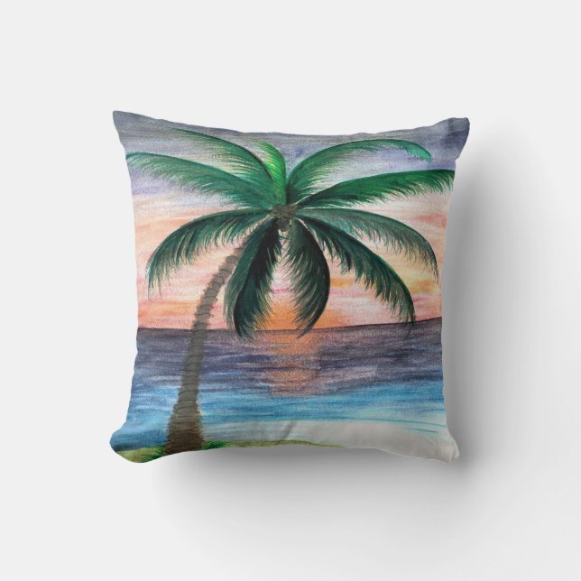 Coussin Coucher d'oreiller pour lancer de palmier (Recto)