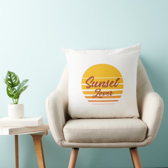 Coussin "Coucher du soleil" (Chaise)