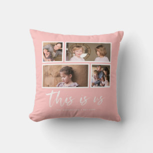 Coussin Couleur Arrière - plan modifiable This is Us Phot