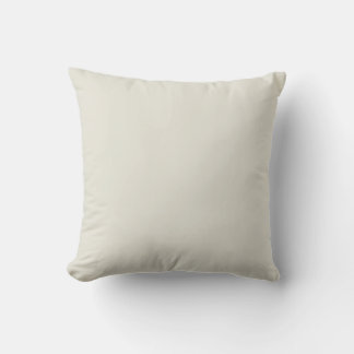 Coussin Couleur crème beige solide