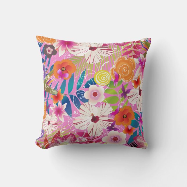 Coussin Couleur de arrière - plan PixDezines wailea/do-it- (Recto)
