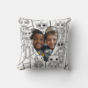 Coussin Couleur de la photo du robot