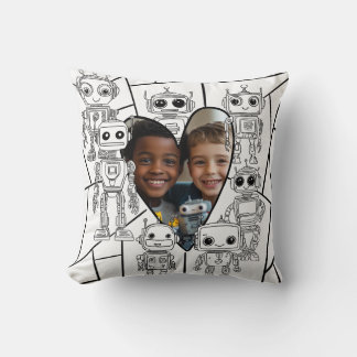 Coussin Couleur de la photo du robot