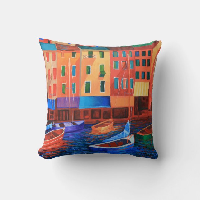 Coussin Couleur de l'accentuation du village (Recto)