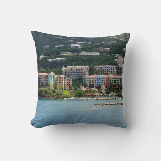 Coussin Couleur d'île (Recto)